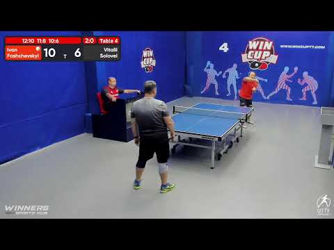 05:30 Фащевский Иван 3-0 Соловей Виталий  стол 4  ЮГ-7  30.07.22