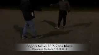 preview picture of video 'Edgars Silovs pret Žans Klave @Upesciema Stadions (16.11.2014) (13:6)'