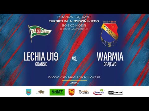 17.02.2024 SPARING: WARMIA Grajewo - LECHIA Gdańsk (U-19)