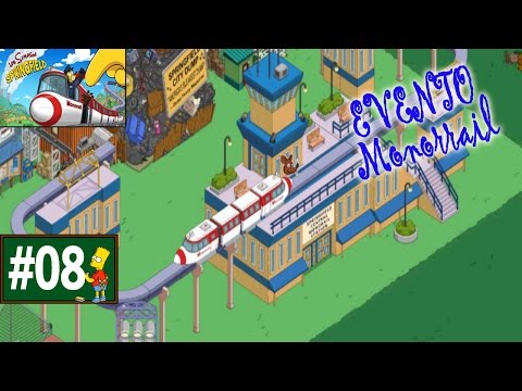 Los Simpson Springfield "Monorrail: Cap. 8 - Conseguir Depósito Plásticos y 5 Trozos Vía" por Tony