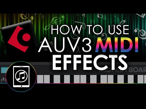 How To Use AUv3 Midi Effects In Cubasis 3
