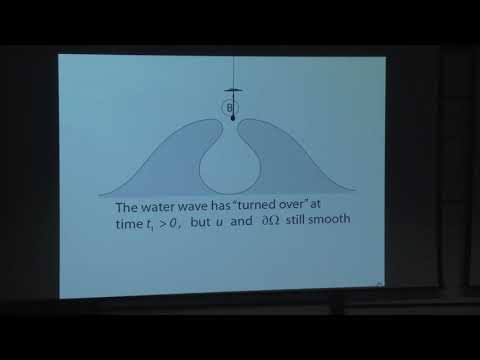 Charles Fefferman, Formation of singularities in fluid interfaces