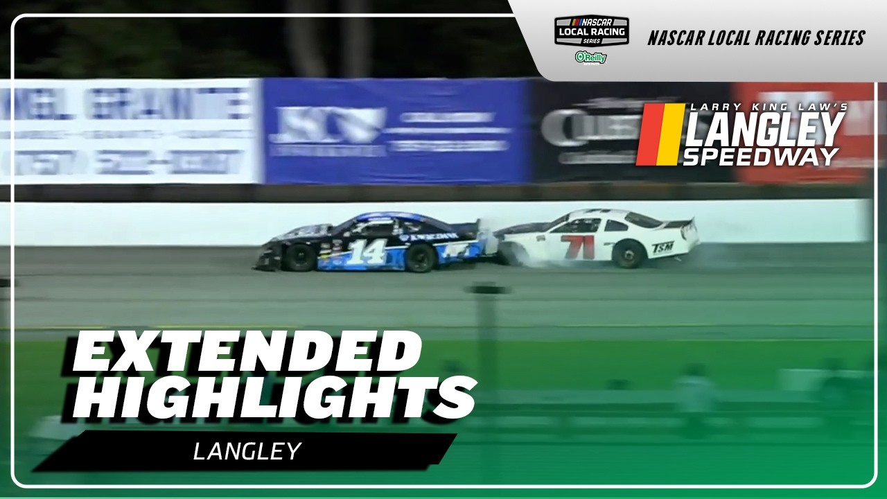 NASCAR Local Racing Series Highlights from Langley Speedway