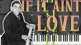 Thomas Fats Waller - If It Ain&#39;t Love (Solo Jazz Stride Piano Synthesia)