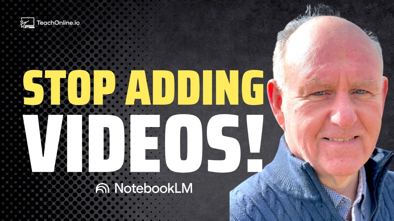 NotebookLM Hack: You're Adding YouTube Videos Wrong (Do This Instead)