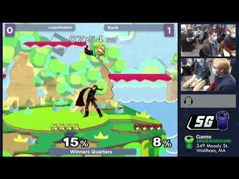 SG 25.11 SSBM - cupofwater (Fox) vs. Bank (Marth) - Melee WQF