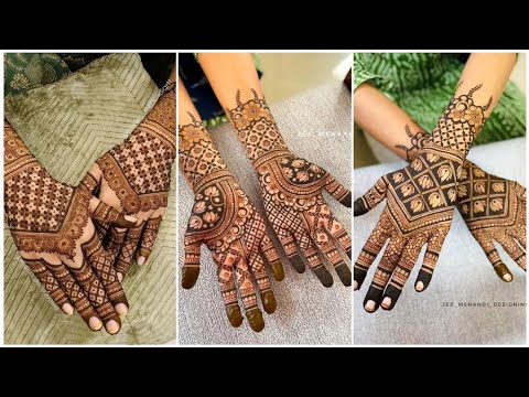 Stylish mehndi designs | bridal mehndi design | back hand mehndi design | front mehndi design