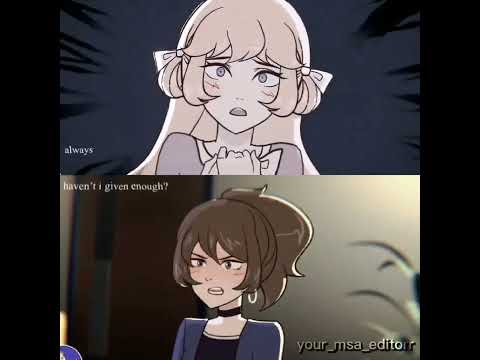 haven't I given enough? - Always the fool | MSA edit