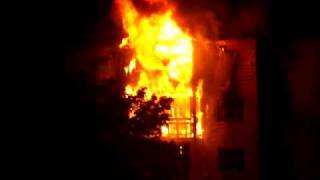 preview picture of video 'Groton Apartment Fire 4'
