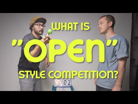 What is an "Open" Style Kendama Competition?
