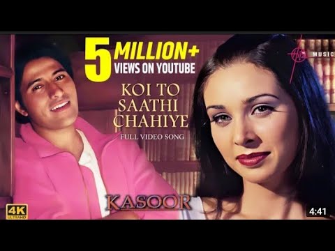 Koi To Saathi Chahiye (Full 4K Video Song) | Kumar Sanu | Kasoor Movie | #HindiSong | Hitz Music
