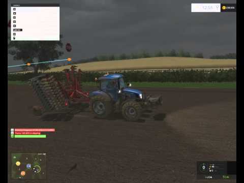 How to till a field using courseplay on Farming Simulator 2015