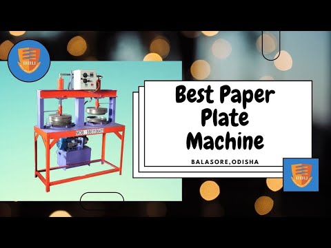 Double Die Hydraulic Paper Plate Machine