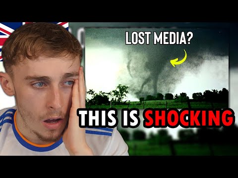 Brit Reacting to The Dead Man Walking Tornado Footage - Tornado Lost Media