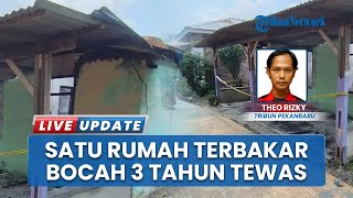 Isak Tangis Keluarga Korban Kebakaran di Jalan Umban Sari Rumbai Pekanbaru, Bocah 3 Tahun Tewas