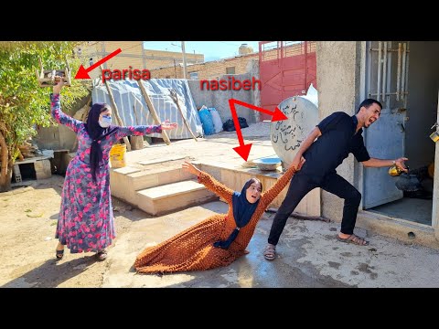 Vahid's anger at Nasiba's betrayal and throwing her into the warehouse