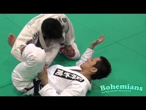 ラッソーガード基本スイープ｜ブラジリアン柔術テクニック｜北九州市小倉北区のブラジリアン柔術道場ボヘミアンズ