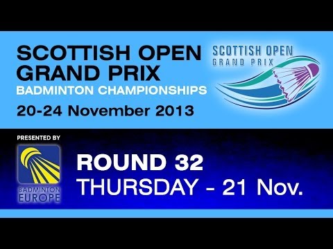 R32 - WS - Jamie Subandhi vs Sandra-Maria Jensen - 2013 Scottish Open Grand Prix