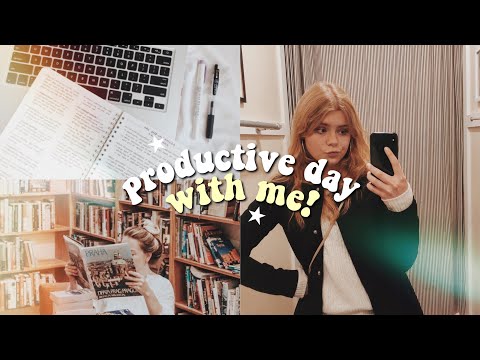 PRODUCTIVE DAY WITH ME 2018 | get productive with me for school