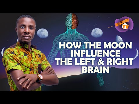 HOW THE MOON INFLUENCE THE LEFT & RIGHT BRAIN