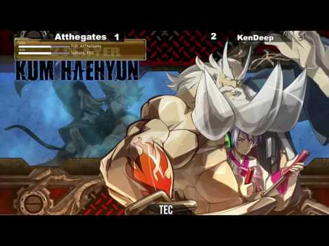 Guilty Gear XRD -Revelator- FT3 RR: Atthegates (Chipp) vs KenDeep (Haehyun)