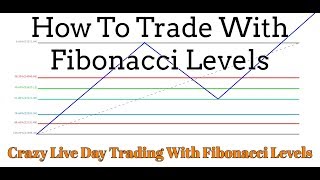 How To Day Trade With Fibonacci Levels (Live Day Trading)