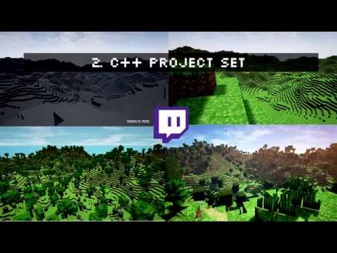 Unreal Minecraft - Twitch 12h challenge - 2. C++ project set