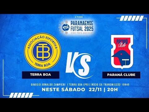 TERRA BOA X PARANÁ CLUBE| FINAL DA PRATA| AO VIVO