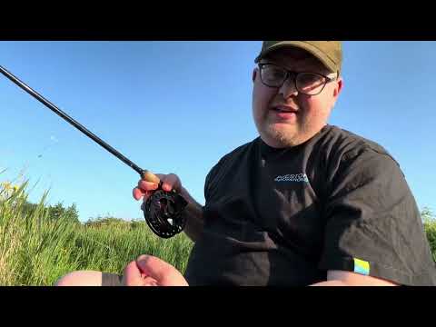 Float fishing for carp in the margin.