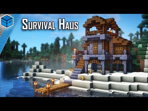 Minecraft Survival Haus bauen 🏡 Survival Haus in Minecraft 1.16.4 bauen deutsch