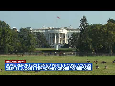Reporters still blocked from White House despite orders to ...
