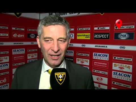 Reacties na afloop van de wedstrijd VVV-Venlo - FC Eindhoven