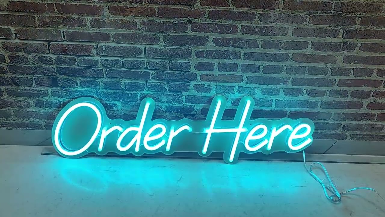 Order Here Neon Sign