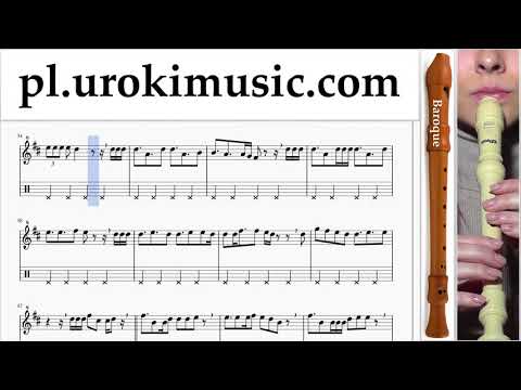 Nauka Gry Na Flecie Prostym (Barokowy) Jonas Blue - Mama Nuty Poradnik Część 2 um-i463