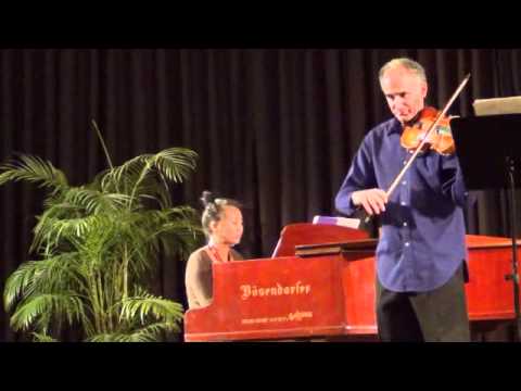 Delhi IIC Feb 3 2012 Farewell to Chernobyl Michael Braudy on violin and Aching Shaiza on piano.wmv