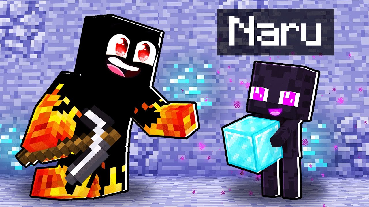 Virei UM ENDERMAN pra AJUDAR meu AMIGO!!