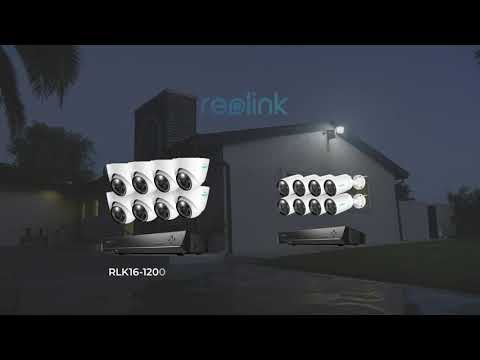 Reolink Kit de surveillance RLK16-1200B8-A+RLK16-1200D8-A