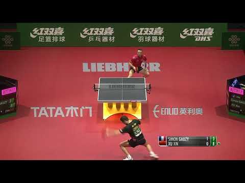 Amazing point from Simon Gauzy and Xu xin | table tennis