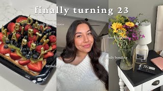 my 23rd birthday vlog 🎂💛 | celebrations, gift haul, room renovations