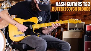 Video thumbnail for No Talking...Just Tones | Nash Guitars - T52 | Butterscotch Blonde Light Aged by Peach Guitars