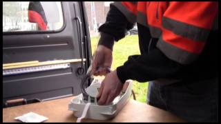 Fibermanagementplaat met Window Cut