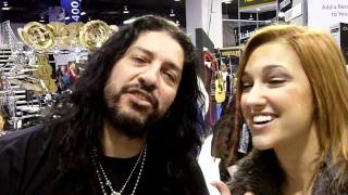 Hannah Ford (Bellevue Suite) & Xavier Muriel (Buckcherry) NAMM 2011