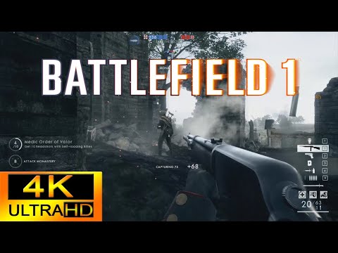 Battlefield 1 Multiplayer Gameplay: Operations - St. Quentin Scar | 4K 60FPS (Part 2)