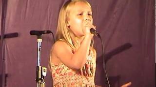 Child  singing Wild Ponies by Kellie Pickler