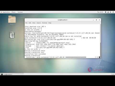How to Install Grub Customizer on Centos 7 | LinuxHelp Tutorials