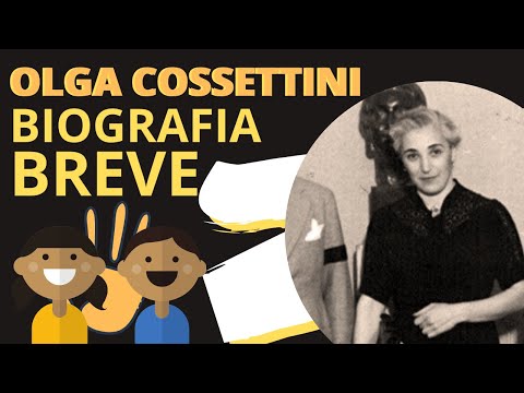 OLGA COSSETTINI RESUMEN BIOGRAFÍA Y TRABAJO | PEDAGOGÍA Y EDUCACIÓN