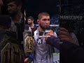 Khabib S Reaction To Islam Makhachev Winning The Belt