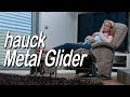 миниатюра 0 Видео о товаре Кресло для кормления Hauck Metal Glider, Creme