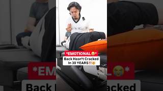 ‘HUGE CRACK’ Releases YEARS OF TRAUMA‼️😭#chiropractic #backpain #neckpain #trending