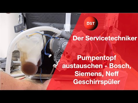 Pumpentopf tauschen Bosch Siemens Neff Geschirrspüler - So geht es